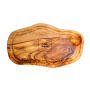 Plank met sapgeul ovaal olijfhout ca. 30x12 cm