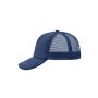 5 Panel Polyester Mesh Cap navy
