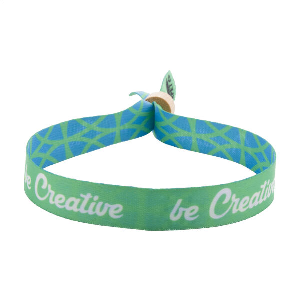 SuboWrist Eco - custom made RPET-festivalarmband
