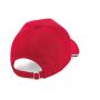 AUTHENTIC 5 PANEL CAP - PIPED PEAK, CLASSIC RED/BLACK/WHITE, One size, BEECHFIELD