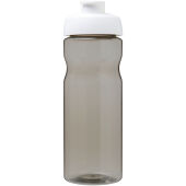 H2O Active® Eco POP Base 650 ml sportfles met kanteldeksel - Houtskool/Wit