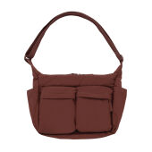 KENTO URBAN RCS gerecyclede nylon gewatteerde schoudertas, bordeauxrood KENTO URBAN RCS gerecyclede nylon gewatteerde schoudertas, bordeauxrood