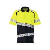 donkermarine/hi-vis geel