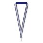 Polyester keycord met reflecterende overlay Polyester keycord met reflecterende overlay
