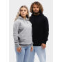 L&S Heavy Sweater Hooded Raglan for him Grey Heather-L