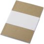 Novella Austen A6 gerecycled notitieboek met zachte cover, 50 vellen - Naturel