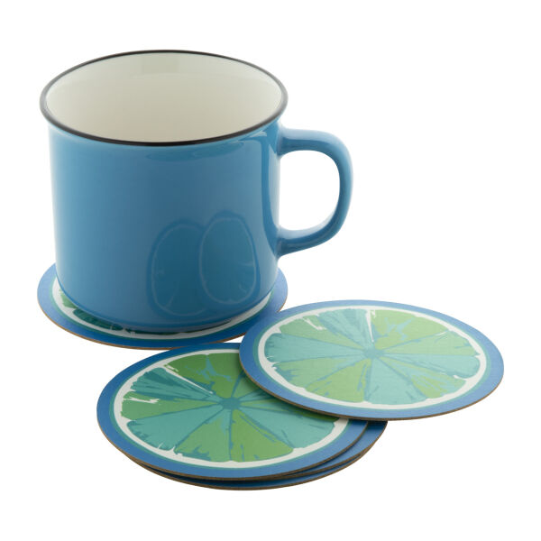 CreaPint - custom made papieren onderzetter, rond