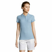 PEOPLE - PEOPLE dames polo 210g - XXL - Sky Blue Pique