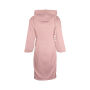 T1-Bvelour Velour Bathrobe Hooded - Salmon