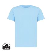 Iqoniq Koli kids lichtgewicht gerecycled katoen t-shirt, sky blue (9-10 y)