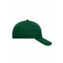 6 Panel Cap Heavy Cotton dark green one size