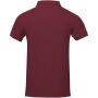 Calgary 200 g/m² herenpolo met korte mouwen - Diep bordeauxrood - XS