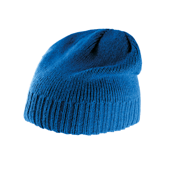 Muts Met Ribboord Royal Blue One Size Muts Met Ribboord Royal Blue One Size
