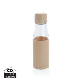Ukiyo glazen hydratatie-trackingfles met sleeve