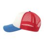 RAPPER-S, WHITE/RED/ROYAL, One size, ATLANTIS HEADWEAR