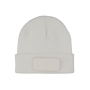 Muts met patch White One Size