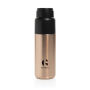 Thermocup RCS recycled geisoleerde fles met beker 500ml, brons