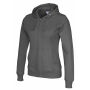 Cottover Gots Full Zip Hood Lady charcoal 3XL Cottover Gots Full Zip Hood Lady charcoal 3XL
