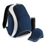 TEAMWEAR BACKPACK, FRENCH NAVY/WHITE, One size, BAG BASE