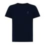 Iqoniq Koli kids lichtgewicht gerecycled katoen t-shirt, donkerblauw (11-12 y)