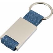 Denim sleutelhanger Ori blauw