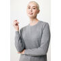 IQONIQ Etosha lichtgewicht gerecycled katoen sweater, light heather anthracite (XXXL)