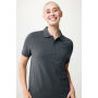 IQONIQ Yosemite gerecycled katoen pique polo, heather anthracite (M)