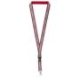 Afneembare polyester keycord met reflecterende overlay