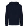 IQONIQ Rila lichtgewicht gerecycled katoen hoodie, donkerblauw (S)