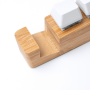 GALION bamboe sleutelhanger - ecru