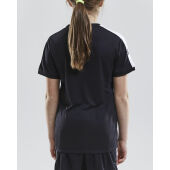*Progress practise tee jr black/white 122/128