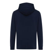 Iqoniq Rila lichtgewicht gerecycled katoen hoodie, donkerblauw (L)