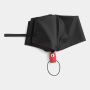 Stormvaste, automatisch te openen- en sluiten pocketparaplu STREETLIFE rood, zwart