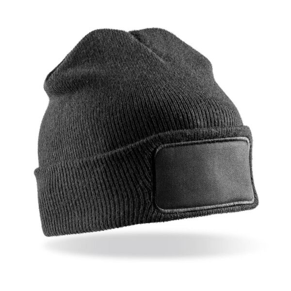 Muts in gerecycled dubbel tricot