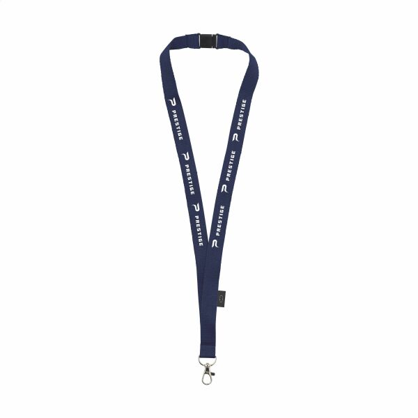 Lanyard Safety GRS RPET 2 cm Schlüsselband - marineblau Lanyard Safety GRS RPET 2 cm Schlüsselband - marineblau