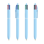 BIC® 4 Colours® Pastel + Lanyard 4 Colours ballpen LP and UP Blue Pastel_RI white