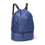 DEBOER polyester rugzak - donkerblauw