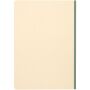 Liliana A5 sugarcane and RPET soft cover notebook - Heather green