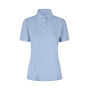 Poloshirt | biologisch kantoen| dames - Lichtblauw, S