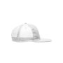 6 Panel Flat Peak Cap white one size 6 Panel Flat Peak Cap white one size