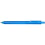 Niove recycled plastic soft cover notebook and ballpoint pen set (blue ink) - Blue Niove recycled plastic soft cover notebook and ballpoint pen set (blue ink) - Blue