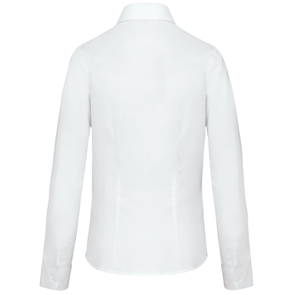 Damen Oxfordbluse Langarm White XXL Damen Oxfordbluse Langarm White XXL