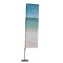 Beach Flag Alu Square 460 cm Totale Hoogte met Print