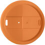 Americano® Eco 350 ml gerecyclede beker met spill-proof deksel - Oranje/Zwart