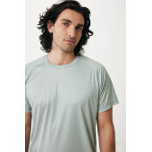 IQONIQ Tikal gerecycled polyester sneldrogend sport t-shirt, iceberg green (XXS)