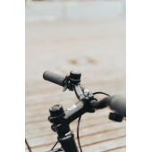 Bike Finder Dual RCS fietsbel met wereldwijde locatiebepalin, zwart