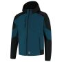 Softshell Capuchon Bicolor Redefined 406118 Teal-Black 3XL