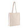 Shopper met plooi Natural One Size