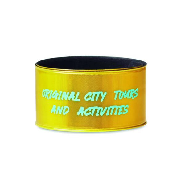 Reflecterende krinkel armband all-over bedrukt Reflecterende krinkel armband all-over bedrukt