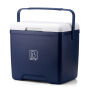 Brisby Koelbox - Frigobox - 13L - Blauw - Tot maximaal 40 uur isolatie - Incl. 2 dikke koelelementen van 450ml - Temperatuur veilige sluiting - Nieuw ontwerp met koelelement vergrendeld in deksel
